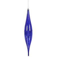 Vickerman 13" Purple Mercury Finish Rain Drop Ornament (2 pack)