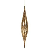 Vickerman 13" Mocha Mercury Finish Rain Drop Ornament (2 pack)