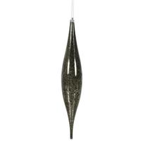 Vickerman 13" Gunmetal Mercury Finish Rain Drop Ornament (2 pack)