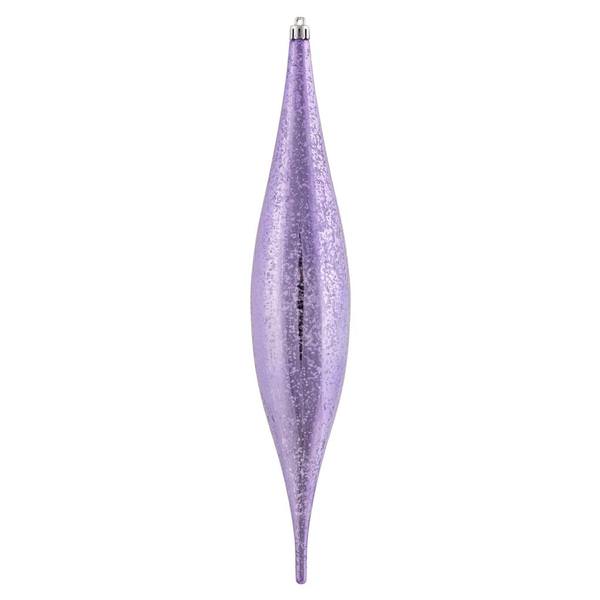 13" Lavender Mercury Rain Drop Ornament (2 pack)