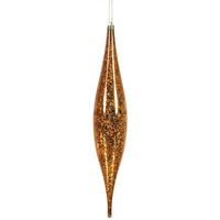 Vickerman 13" Copper Mercury Finish Rain Drop Ornament (2 pack)