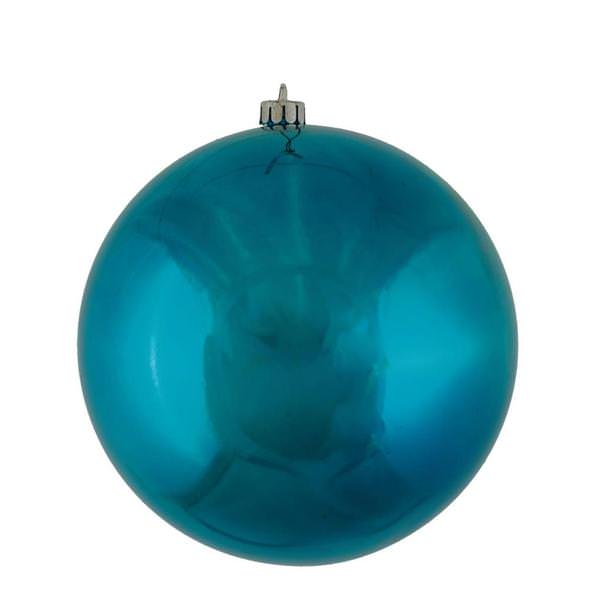 2.4" Sea Blue Shiny Ball Ornament (24 pack)
