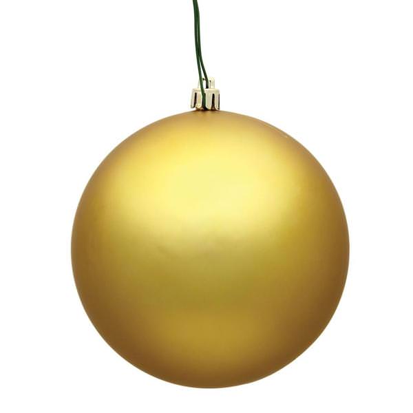 2.4" Gold Matte Ball Ornament (24 pack)