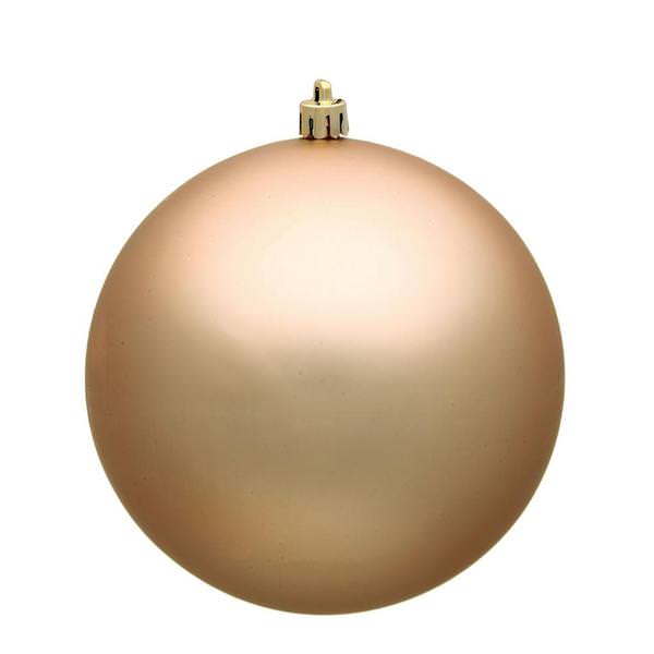 2.4" Cafe Latte Matte Ball Ornament (24 pack)