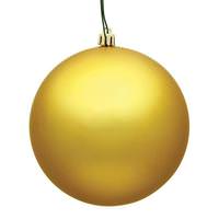Vickerman 2.75" Honey Gold Matte UV Treated Ball Ornament (12 pack)