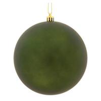 View 2.75" Moss Green Matte UV Treated Ball Ornament (12 pack)