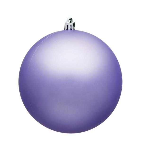 3" Lavender Matte Ball Christmas Ornament (12 pack)
