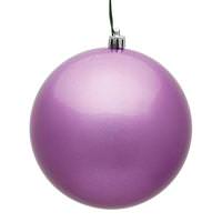Vickerman 4" Orchid Candy Ball Christmas Ornament (6 pack)