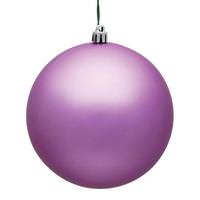 Vickerman  4" Orchid Matte Ball Ornament (6 pack)