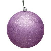 Vickerman 4" Orchid Sequin Ball Ornament (6 pack)