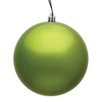 View 4" Lime Candy Ball Christmas Ornament (6 pack)