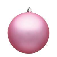Vickerman 4" Pink Matte Ball Ornament (6 pack)