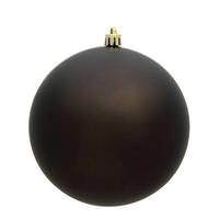 View  4" Gunmetal Matte Ball Ornament (6 pack)