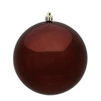 View 6" Burgundy Matte Ball Ornament (4 pack)