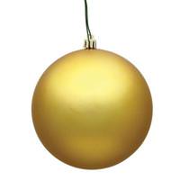 Gold Colored Christmas Tree Ball Ornaments