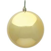 Vickerman 15.75" Gold Shiny Ball Ornament