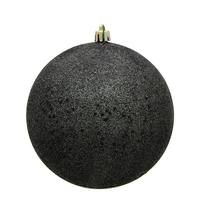 View 6" Gunmetal Sequin Ball Christmas Ornament (4 pack)