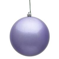 View 6" Lavender Candy Ball Ornament (4 pack)