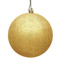 Vickerman 8" Honey Gold Sequin Ball Ornament