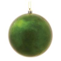 Vickerman 8" Moss Green Shiny Ball Christmas Ornament