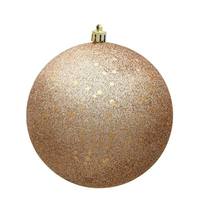 View 8" Cafe Latte Sequin Ball Ornament