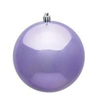 View 10" Lavender Shiny Ball Ornament