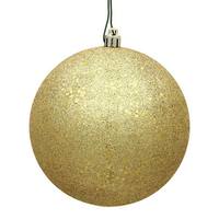 Vickerman 12" Gold Sequin Finish Ball Ornament