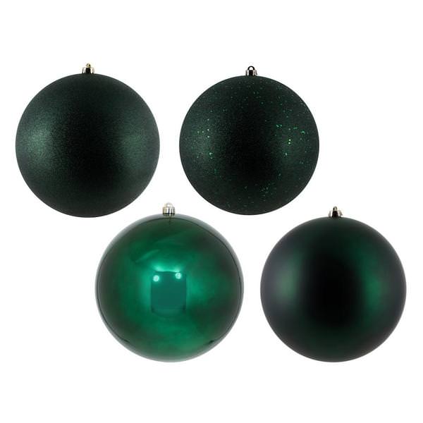 Vickerman 488744 Dark Green Colored Christmas Tree Ball Ornament