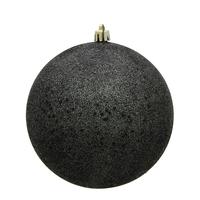 Vickerman 12" Gunmetal Sequin Ball Ornaments