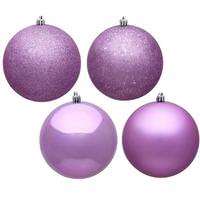 Vickerman 1.6" Orchid 4 Assorted Finish Ball Ornament (96 pack)