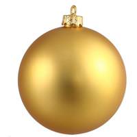 Vickerman 2.4" Gold Matte Ball Ornament (60 pack)