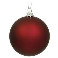 View 2.4" Wine Matte Ball Ornament (60 pack)
