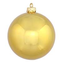 Vickerman 3" Gold Shiny Finish Ball Ornament (32 pack)