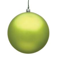 View 3" Lime Matte Finish Ball Ornament (32 pack)