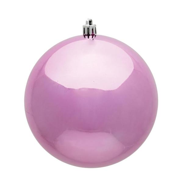 3" Pink Shiny Finish Ball Ornament (32 pack)
