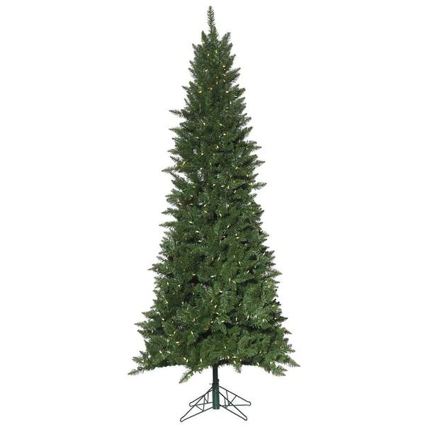 10' x 52'' Artificial Chaska Pencil Pine 950 Warm White LED Lights