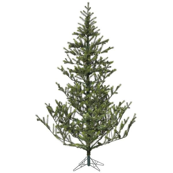9' x 82'' Artificial Creekside Spruce 1450 Micro Warm White LED Lights