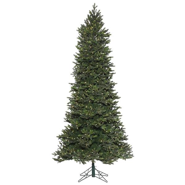 10' x 64'' Artificial Hudson Spruce 1200 Warm White LED Lights