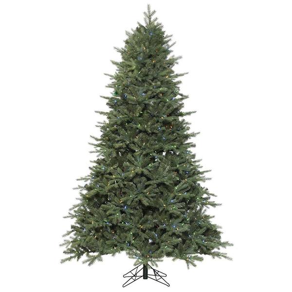 7.5' x 60'' Artificial Denver Spruce 800 Color Changing LED Lights