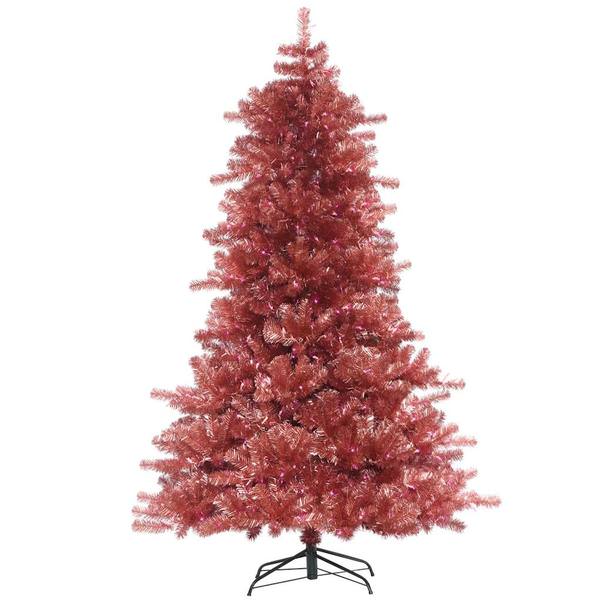 7.5' x 58" Rose Pine Tree 750 LED Lights