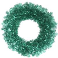Vickerman 30" Artificial Teal Pine Wreath