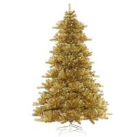 Vickerman 7.5' x 58" Antique Gold Pine Tree 750 LED Lights