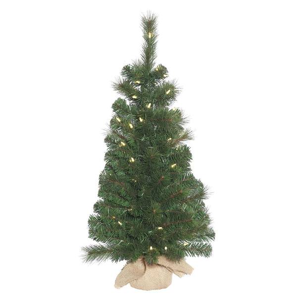 36" x 18" Artificial Dillon Spruce Christmas Tree with 70 Dura-Lit® LED Multi-Color Lights