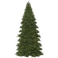 Vickerman 18' x 96" Artificial Oregon Fir Frame Tree 9900 Warm White LED Lights