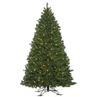 Vickerman 10' x 69" Artificial Oregon Fir 1550 Warm White LED Lights