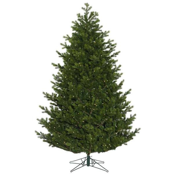 12' x 96" Artificial Eagle Frasier Fir 2000 Warm White LED Lights