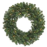 Vickerman 24" Artificial Grand Noble Fir Wreath 50 Clear Miniature Lights