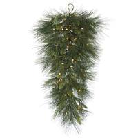 Vickerman 32" Artificial Spencer Mixed Pine 50 Clear Miniature Lights Teardrop
