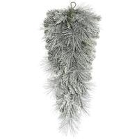 Vickerman 32" Artificial Frosted Mixed Pine Teardrop
