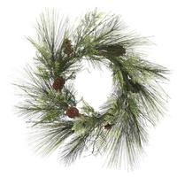 Vickerman 36" Artificial Mixed Cedar Pine Wreath